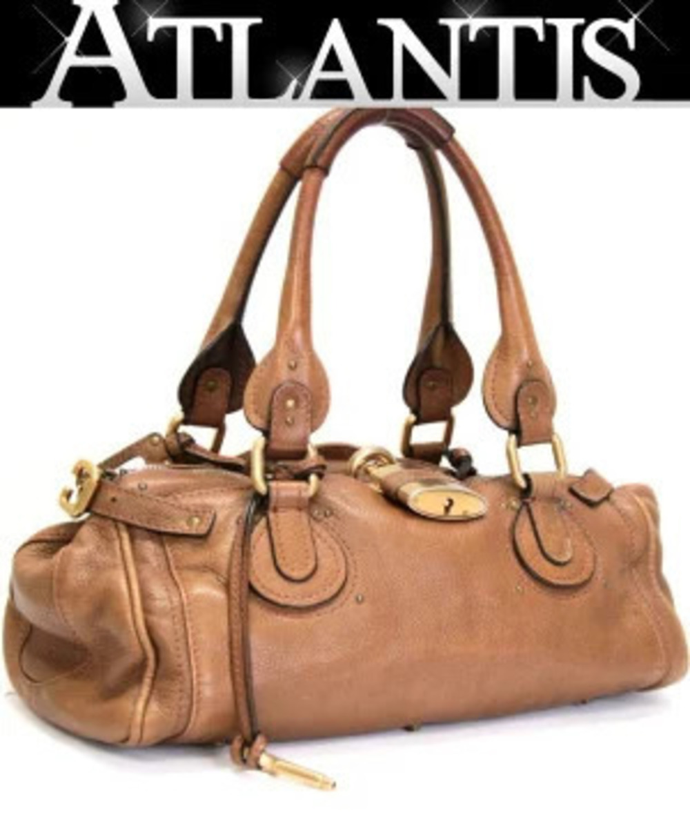 Chloe Paddington Handbag Leather Brown